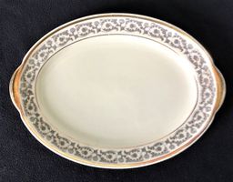 Servierplatte Langenthal 1954 oval écru