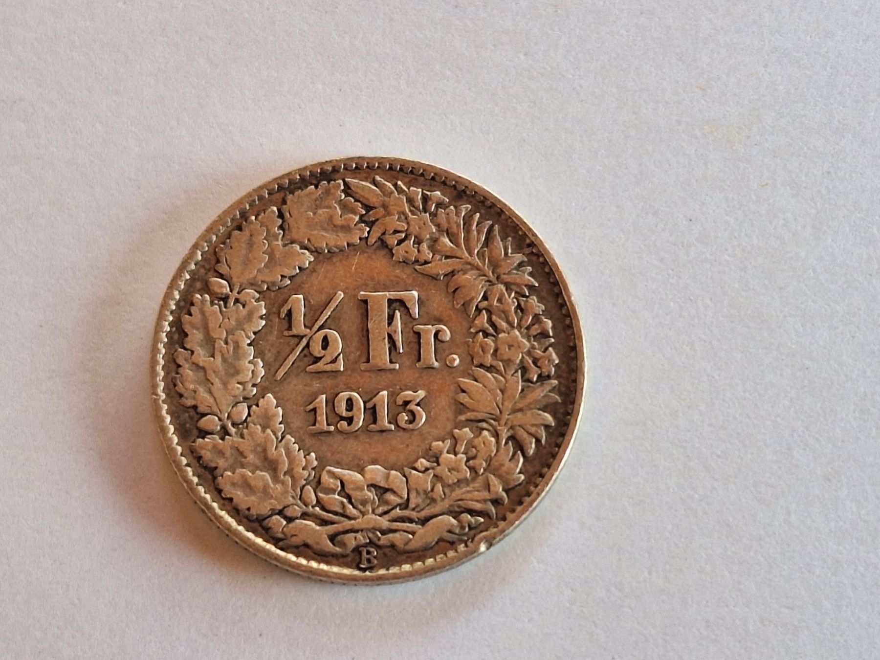 Tutti le monete: 50 RAPPEN SILBER 1913 – Usato da Huttwil venduto da Kunterbuntli