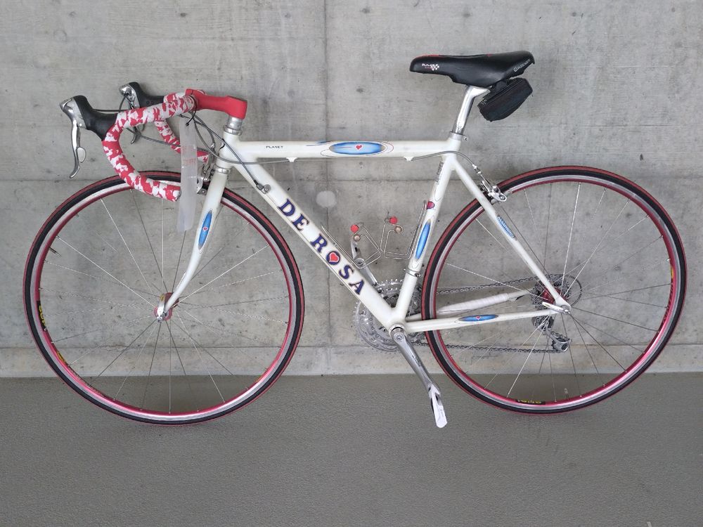 Cadre Vélo De Course DE ROSA Aluminium Jaune NOS Vintage
