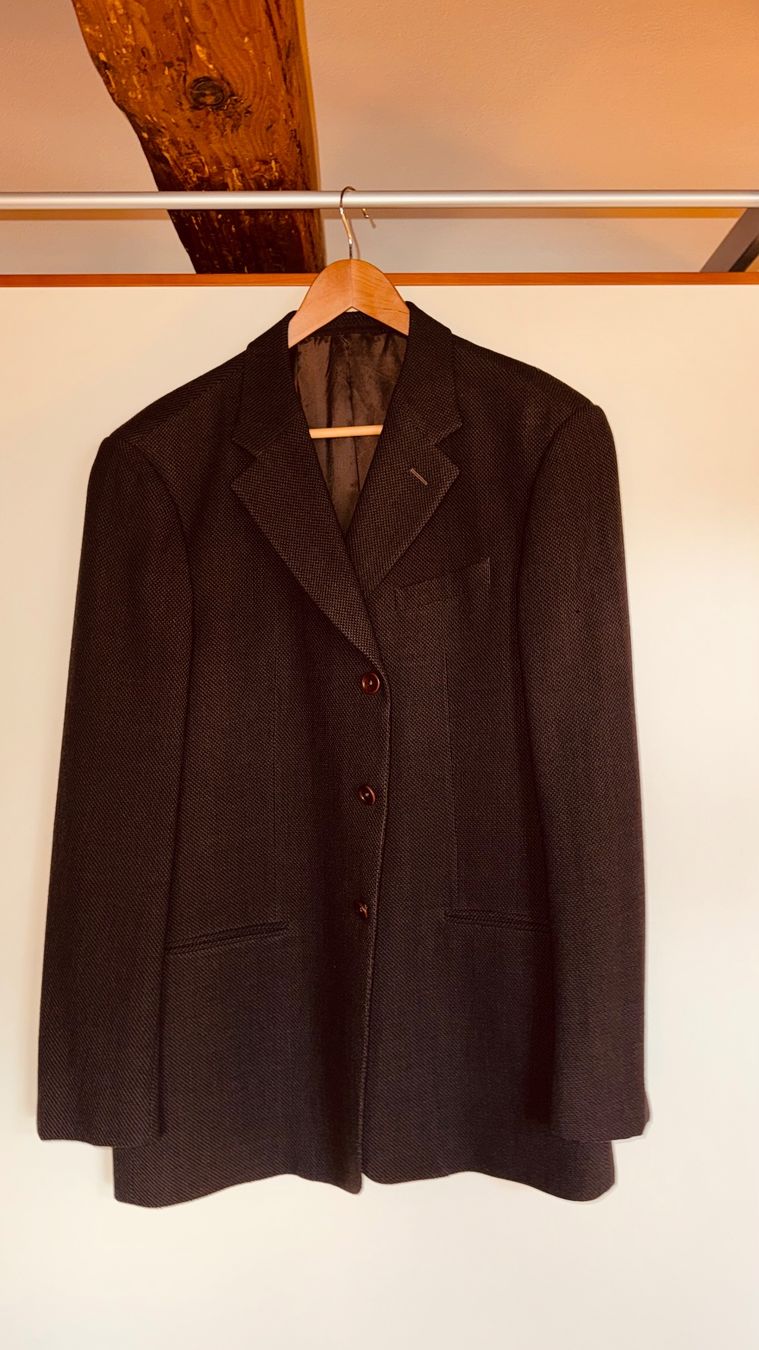 Armani Giacche: Armani Collezione Blazer Grösse 54 Grau – Usato da Zürich venduto da Castello12 1