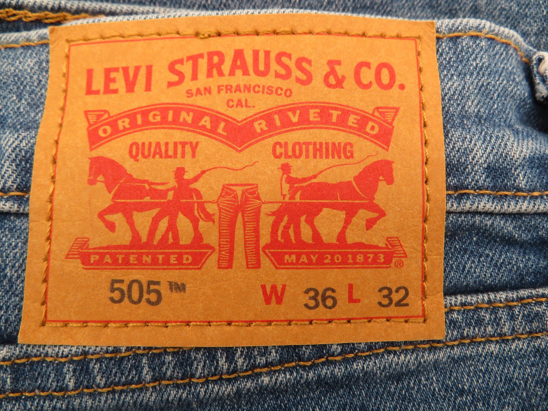 Levi's Jeans: Levi's 505 regular, original 36/32 – Nuovo e nell'imballaggio originale da Schaffhausen venduto da 4layka 1