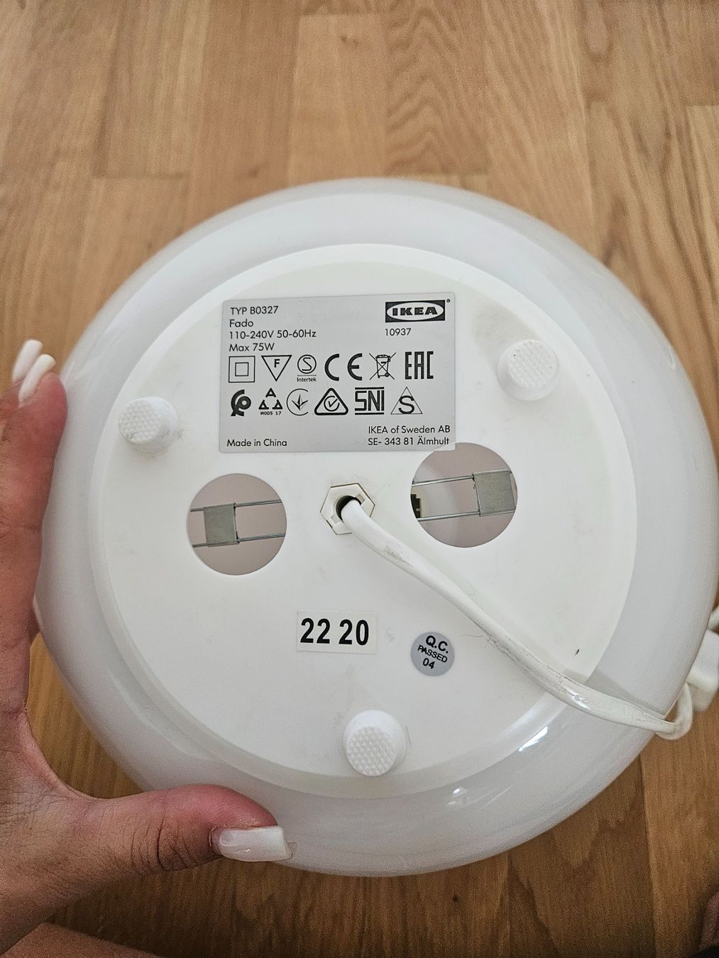 Ikea Lampade: Lampe Ikea Fado, 25cm diamètre – Nuovo (secondo la descrizione) da Morges venduto da Mlle_Croft_91 3