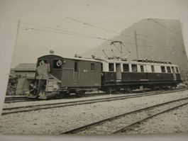 AK MC Triebwagen beim Depot Vernayaz
