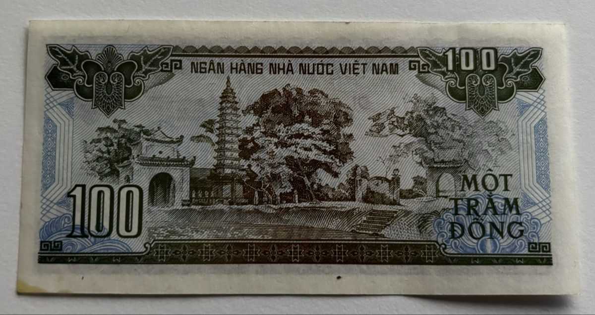 Banconote: Vietnam 100 Dong 1991 – Usato da Algetshausen venduto da Carrhard 1
