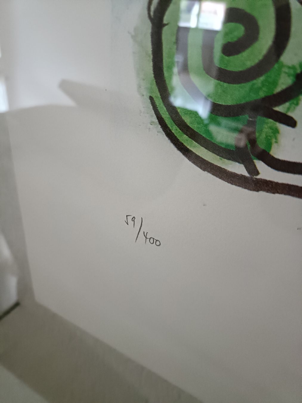 Tableau Lithographie Jo Siffert – Cadre Métal Et Verre Gris