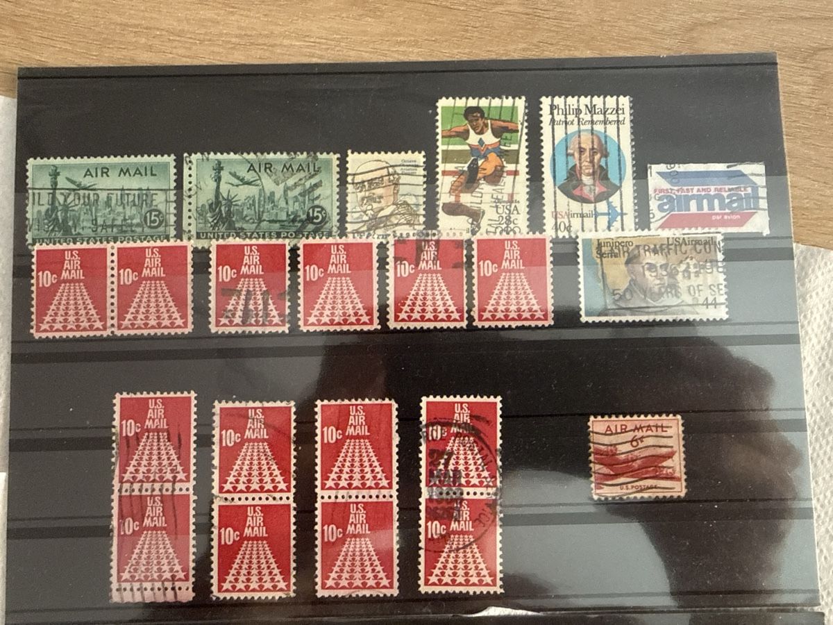 Tutti i francobolli: U.S. Airmail Briefmarken – Usato da Turgi venduto da Mr.Stamp74 1