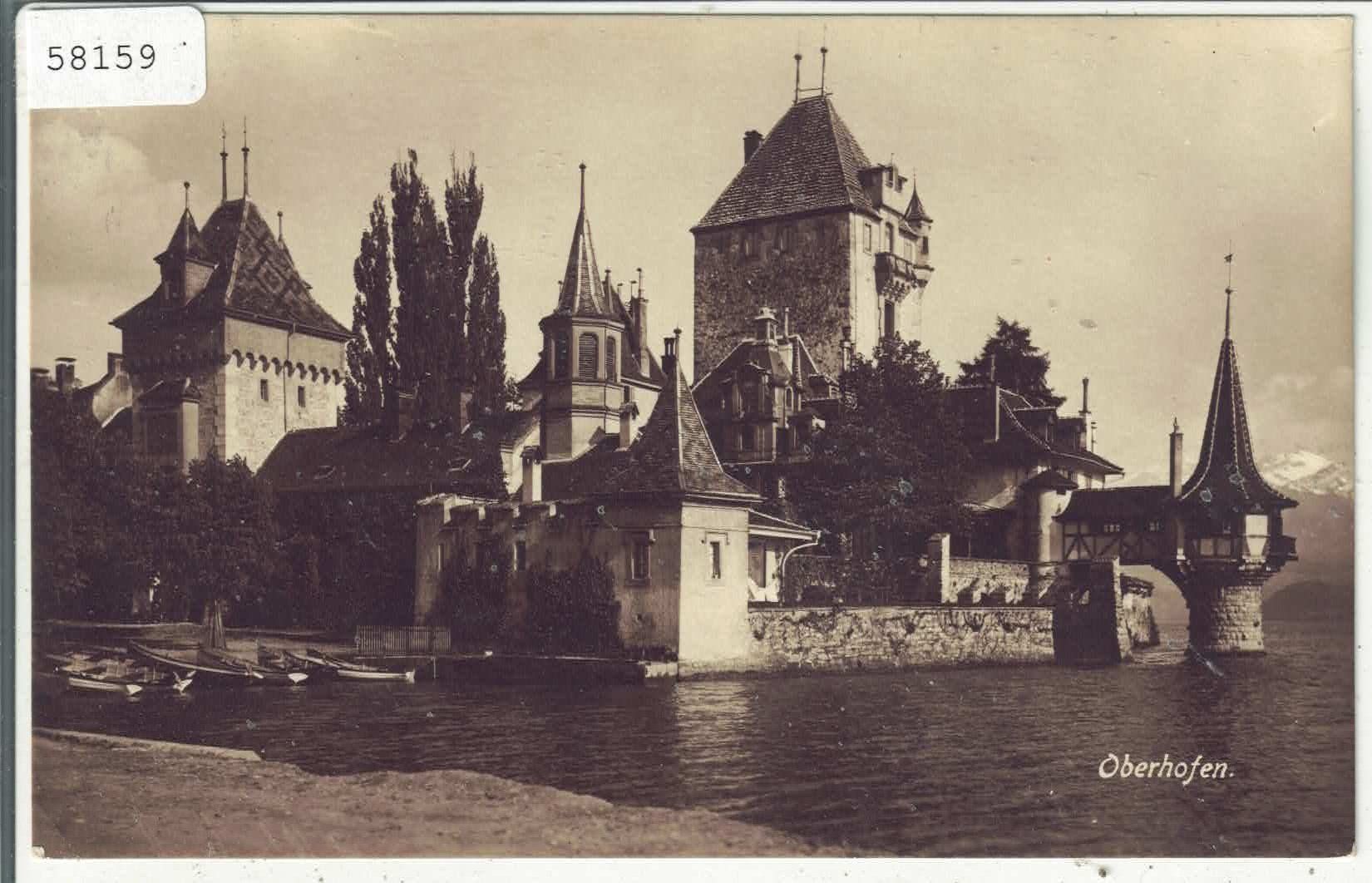 Cartoline postali: Oberhofen - Schloss – Usato da Ettingen venduto da Kartenplanet