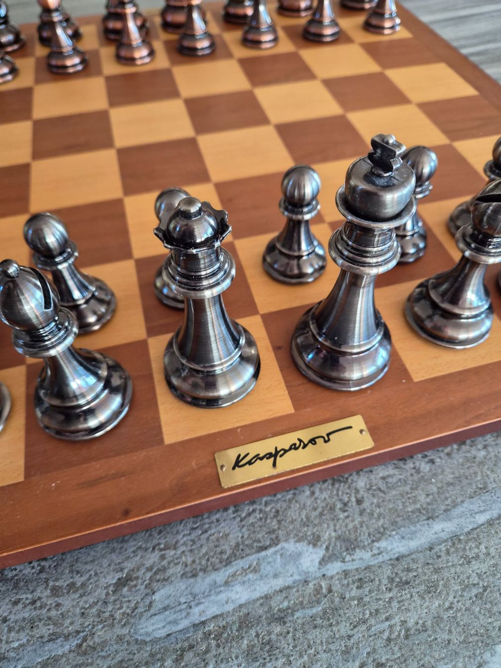 Giochi: Schachbrett mit Figuren – Usato da Stetten AG venduto da illnino86 1