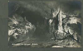 AK sw Beatenberg BE Beatushöhlen,Forscher in Walhalla ≈1927