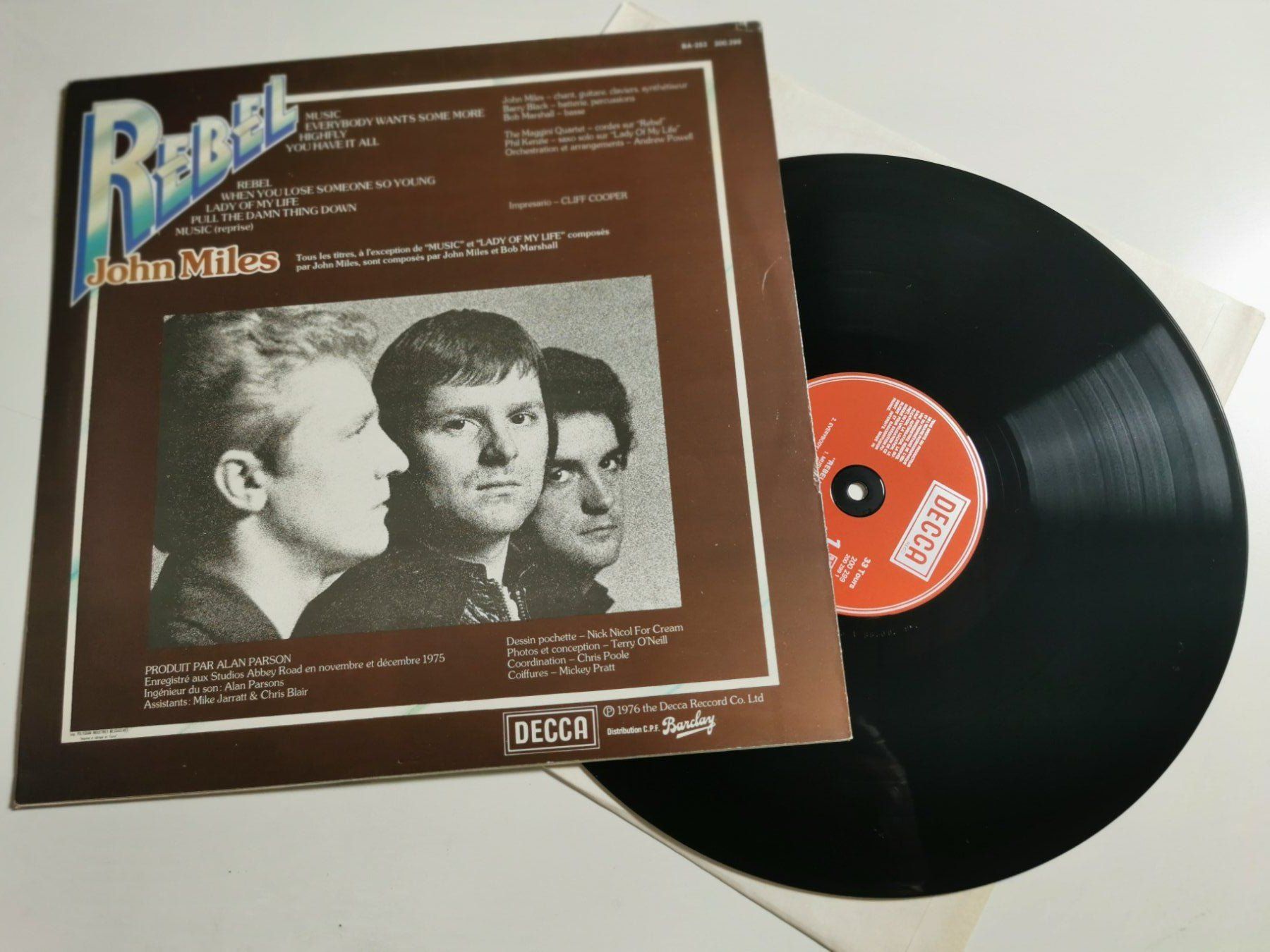 Dischi in vinile: JOHN MILES - REBEL – Usato da Grafenried venduto da House-of-Oldies 1