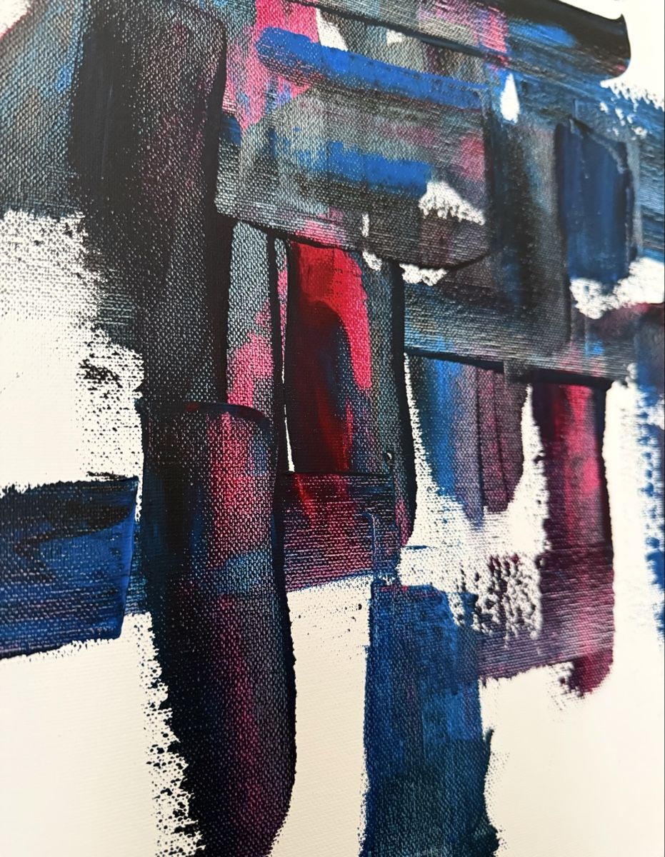 Gemälde: Original Acrylgemälde/Tableau abstrait “Violenza trattenuta” – Neu (gemäss Beschreibung) aus Cugnasco von EmozioniSuTela 3