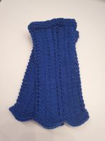 Pulswärmer handgestrickt petrol
