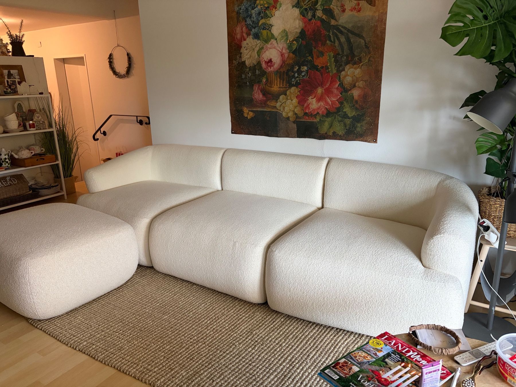 Westwing Divani: Westwing Sofia Modul-Sofa Bouclé 4-Sitzer gebraucht – Usato da Stäfa venduto da ker_9bcz 5