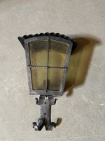 Ältere aussen Eisenlampe mit Glas 