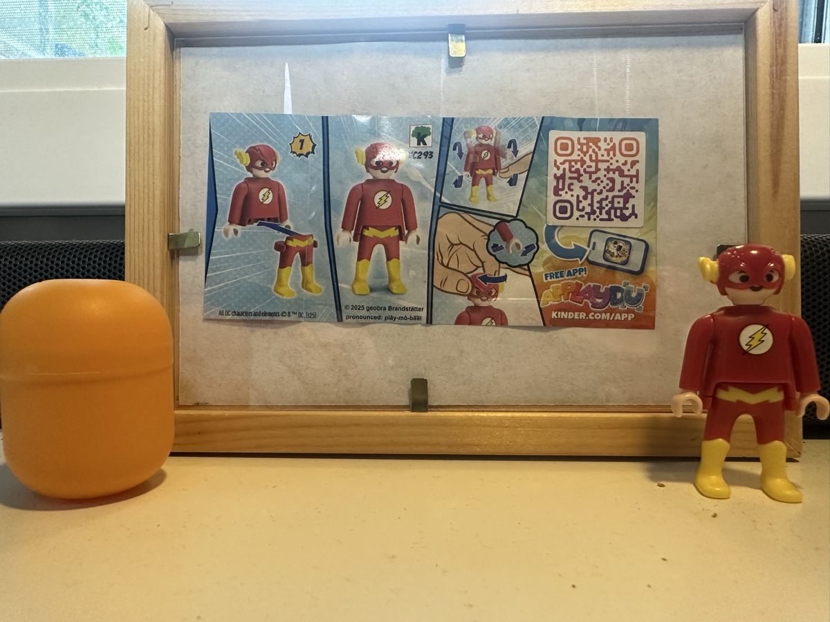 Playmobil Giocattoli: Kinder Überaschungs Ei Detective Comics - Flash – Nuovo e nell'imballaggio originale da Zofingen venduto da arl_2mj6