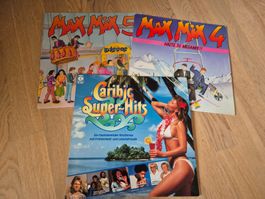 Max Mix, Hit News, Caribic Super Hits - 80er Platten