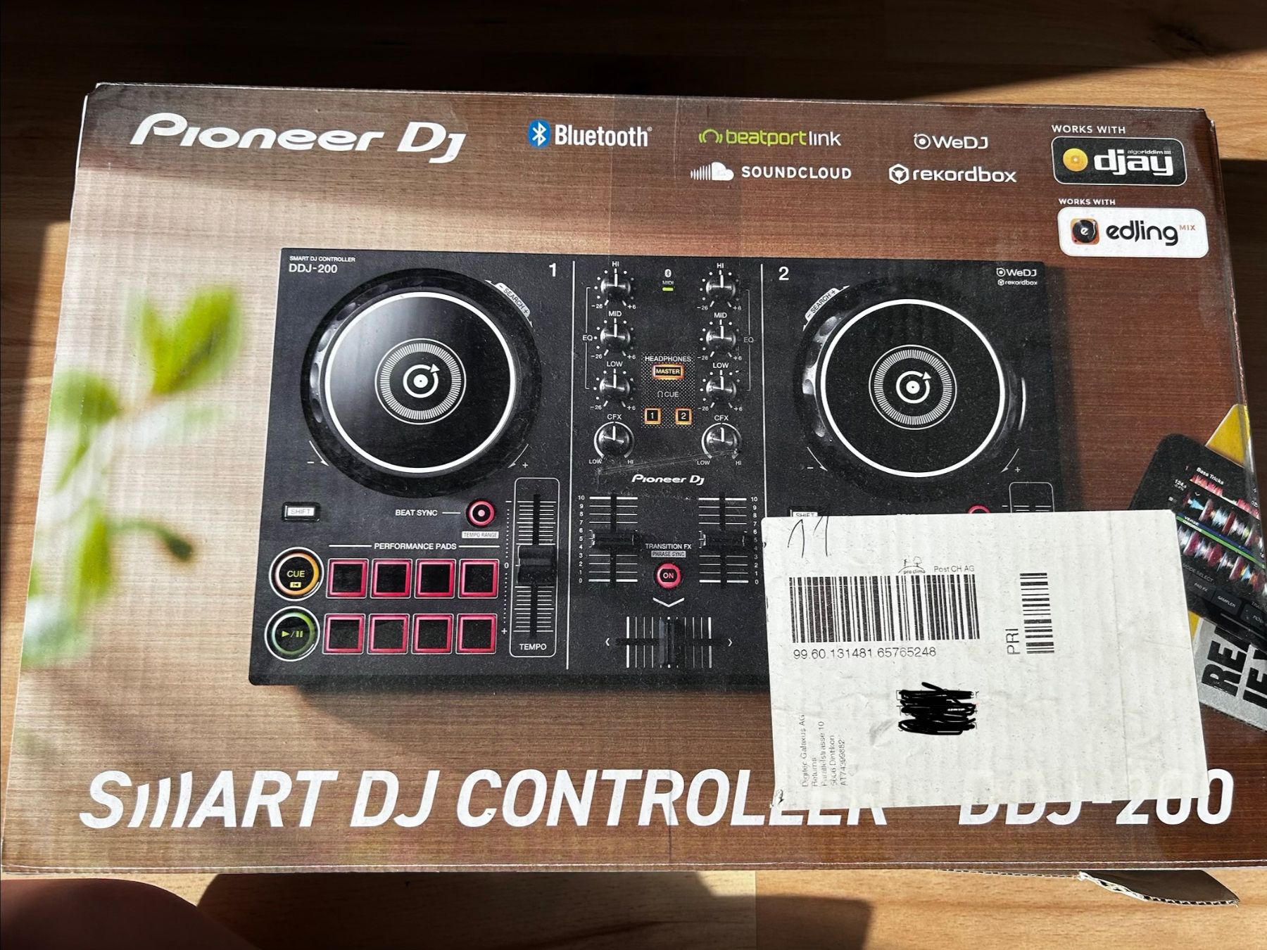 Pioneer Lettore multimediale & Streamer: DJ Pult Pioneer smart DJ Controller DDJ-200 – Nuovo (secondo la descrizione) da Hausen AG venduto da dege02 5