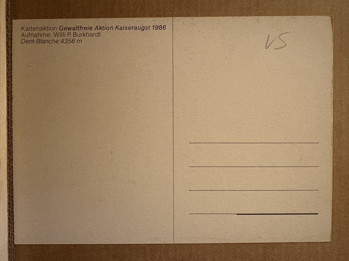 Cartoline postali: AK von Dent Blanche – Usato da Rümlang venduto da Kartenpost1 1