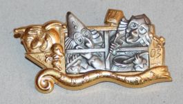 Plakette Basler Fasnacht 2003 Gold