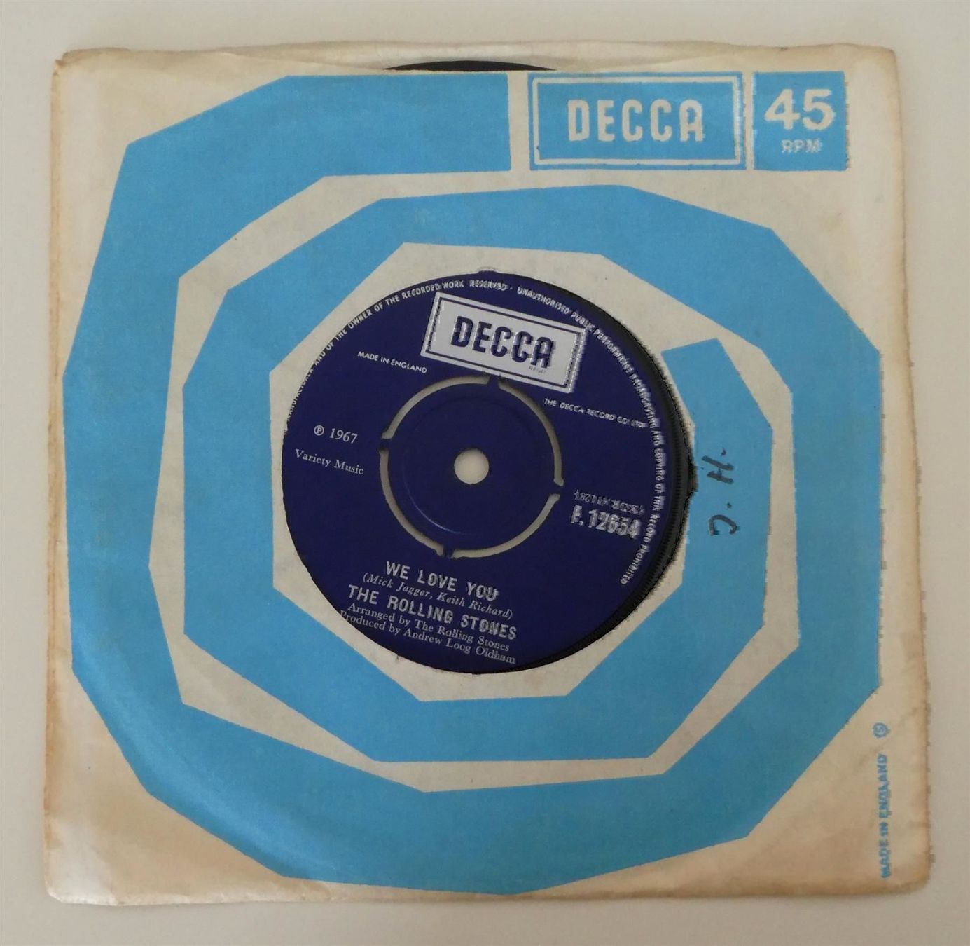 Schallplatten: Rolling Stones - We Love You Dandelion – Gebraucht aus Frauenfeld von Astra13 1