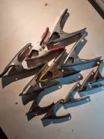 9 Federklemmen Metall diverse Grössen gebrauchter Zustand