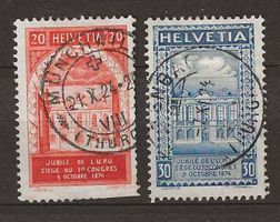 CH167 - UPU 1924 obl.