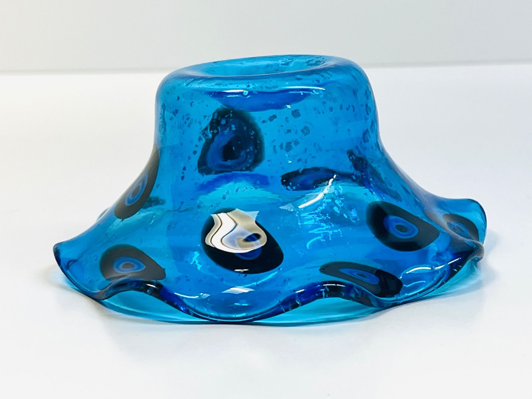 Ciotole: Glas Schale Blau im Murano Stil – Usato da Zürich venduto da Arche_Brockenhaus 2