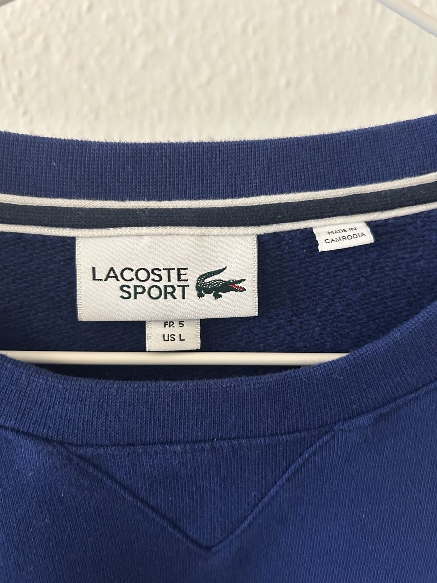 Lacoste Maglioni & Felpe: Lacoste Crewneck Sweatshirt, Blue, Size L – Nuovo (secondo la descrizione) da Genève venduto da manzanitaa 1