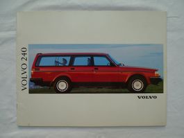Autoprospekt VOLVO 240 von 1992