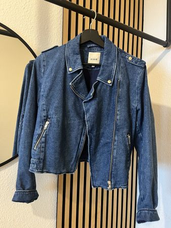 Veste  perfecto ZIG en jean Sézane taille 38