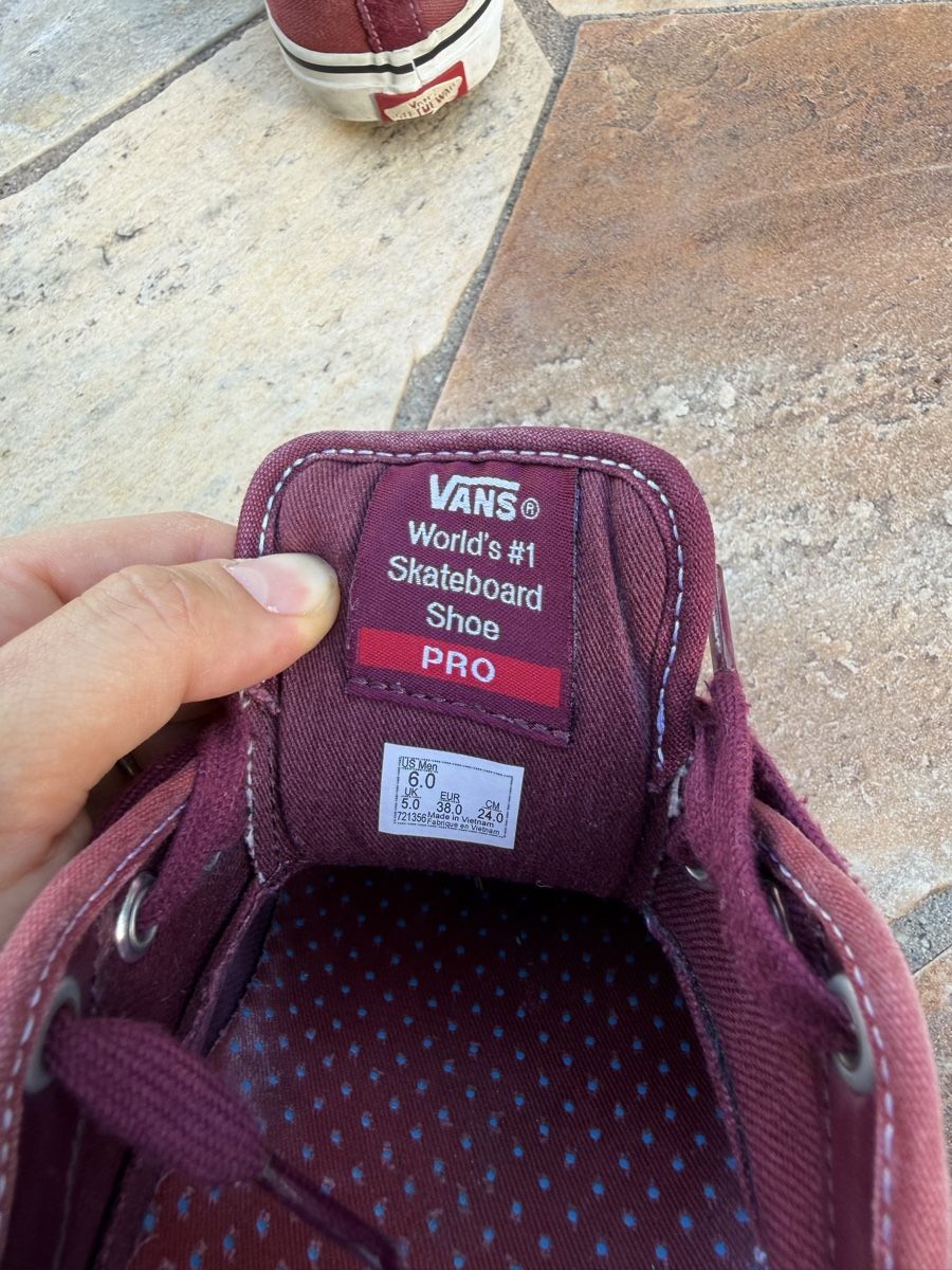 Vans Herrenschuhe: Vans bordeau gamme skateboard pro – Gebraucht aus Founex von Hyrienne 4