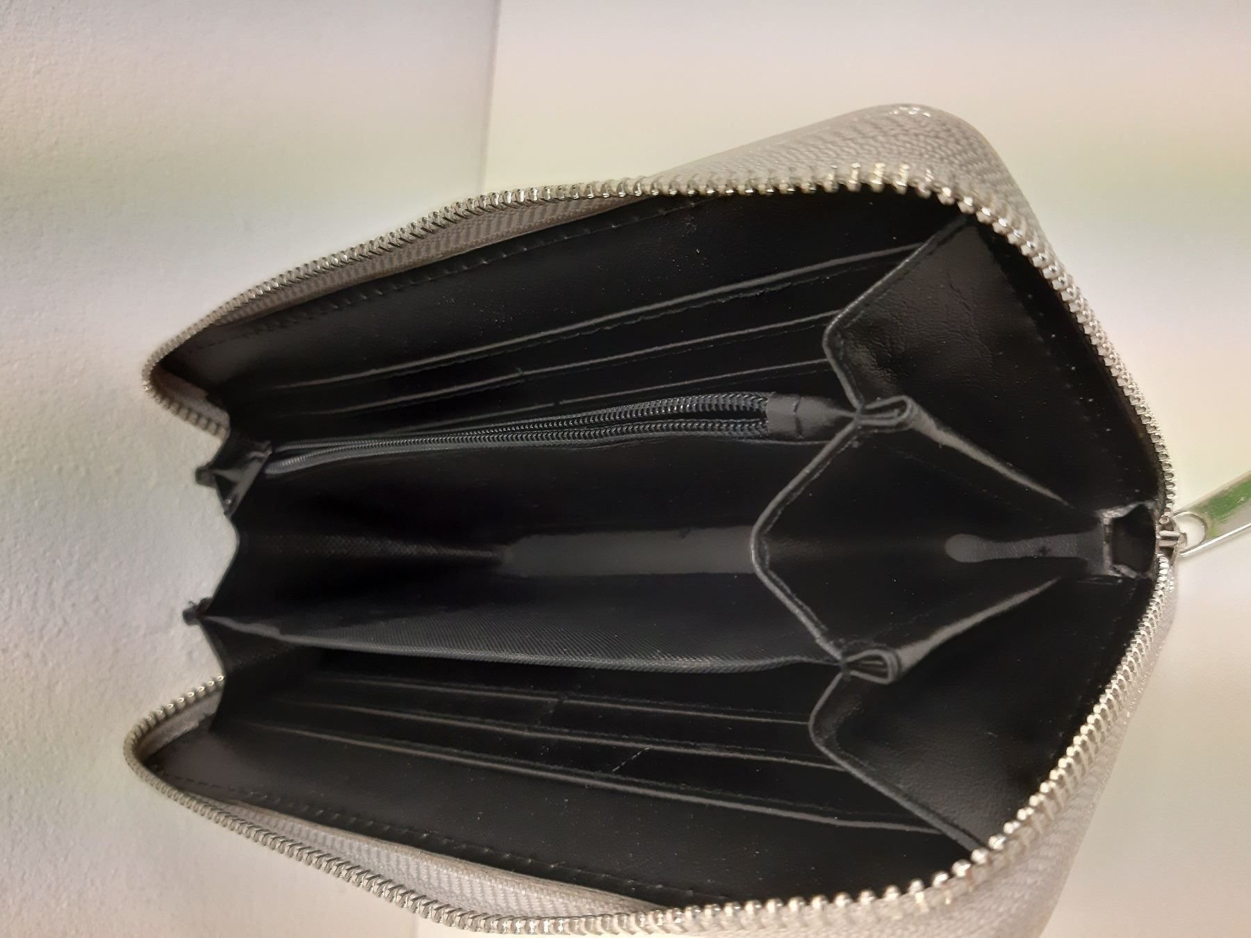 Portamonete: Damengeldbörse Anthrazit Grau CLUTCH – Nuovo (secondo la descrizione) da Balzers venduto da livostore 5