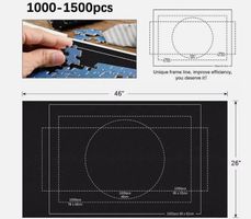 matte unterlage Tragbare Filz Rolle bis 1500Teile Puzzle