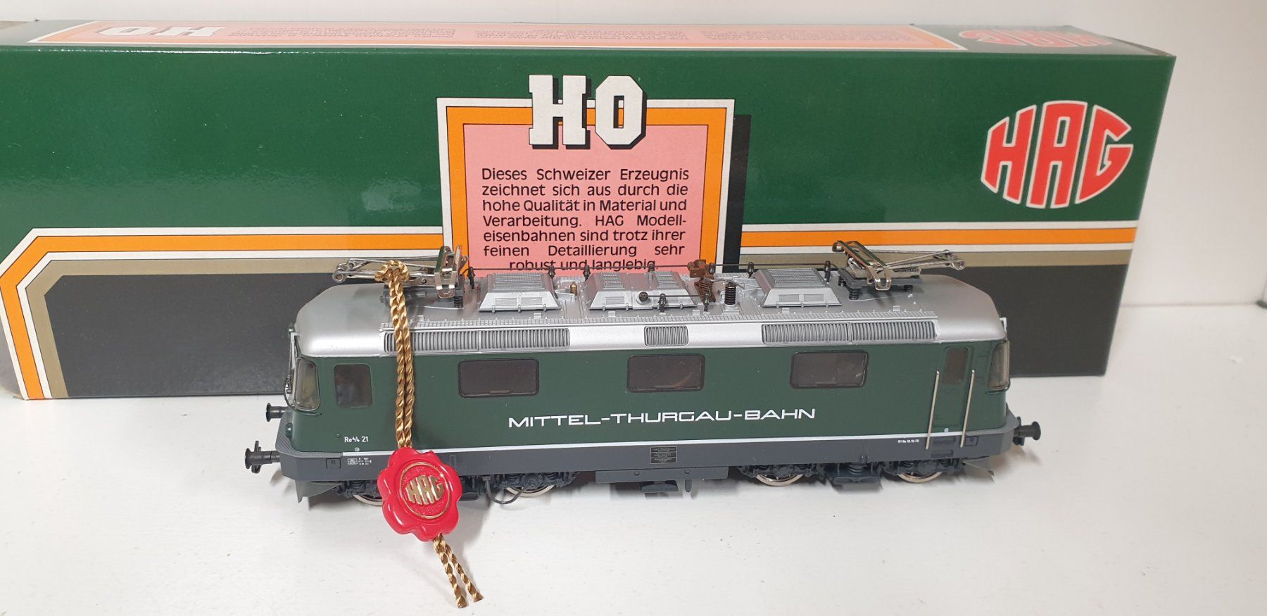 Hag Modellini di ferrovie: Hag MthB Re4/4 H0/DC – Nuovo (secondo la descrizione) da Geroldswil venduto da TopTrain54