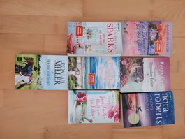 7 Romane in gutem Zustand