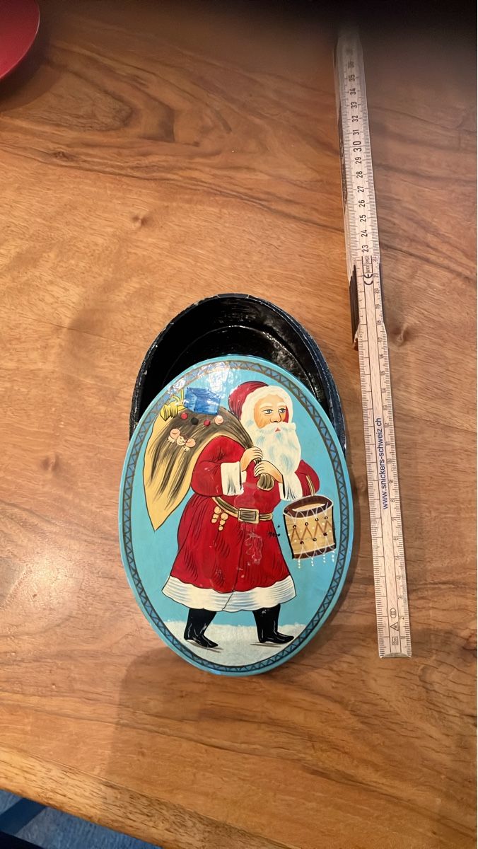 Tutte le decorazioni: Vintage Candybox Samichlaus Weihnachtsdos – Usato da Bichwil venduto da Bac2 1