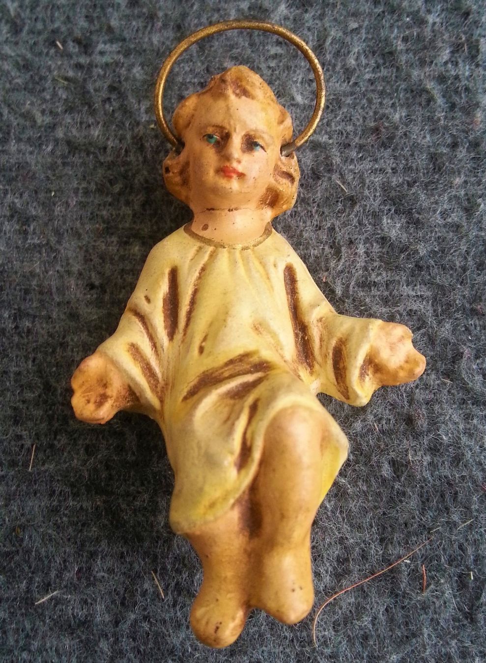 Figuren: KRIPPENFIGUREN, Konvolut 7 Figuren, um 1940 – Gebraucht aus Oberriet SG von ganesh435 4
