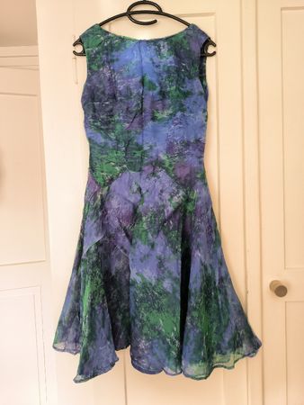 Vintage 60s/70s Richard Shops Kleid Aquarell Gr. S