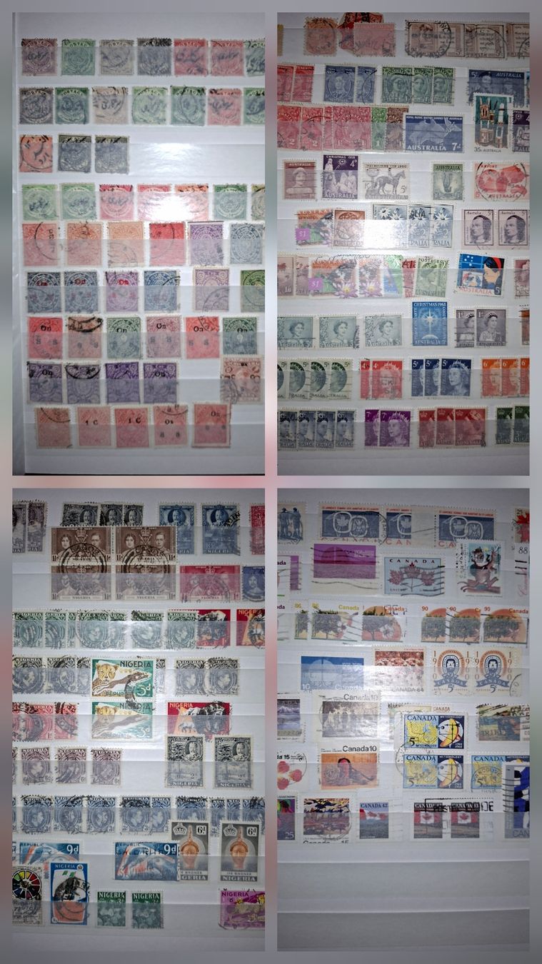 Alle Briefmarken: Diverse Briefmarken Ausland – Gebraucht aus Balgach von SIMEON27 1