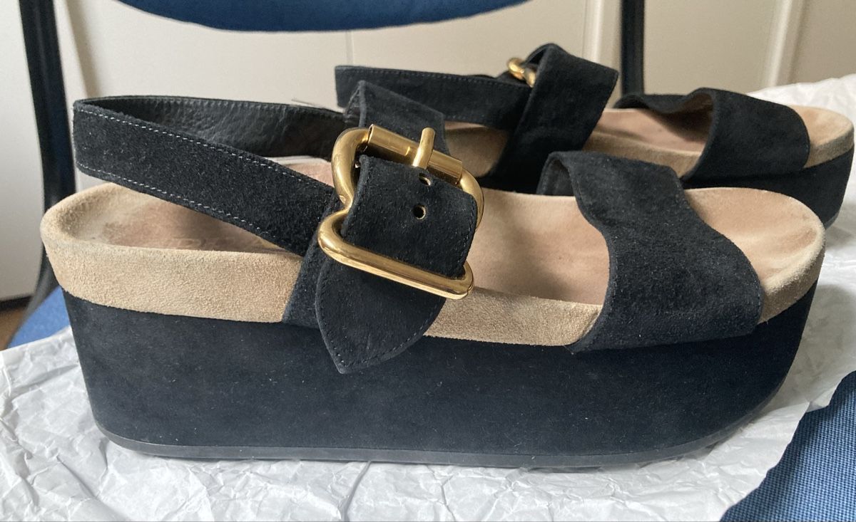 Prada Scarpe da donna: Black Prada wedge sandals, size 38 – Usato da Zürich venduto da mar_yb5j 7