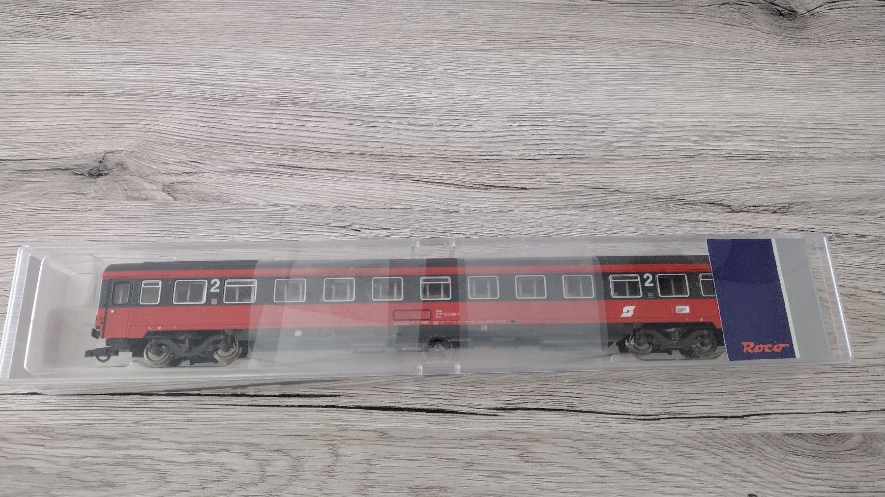 Roco Modellini di ferrovie: Voiture eurofima OBB – Nuovo e nell'imballaggio originale da Vevey venduto da tgv3 4