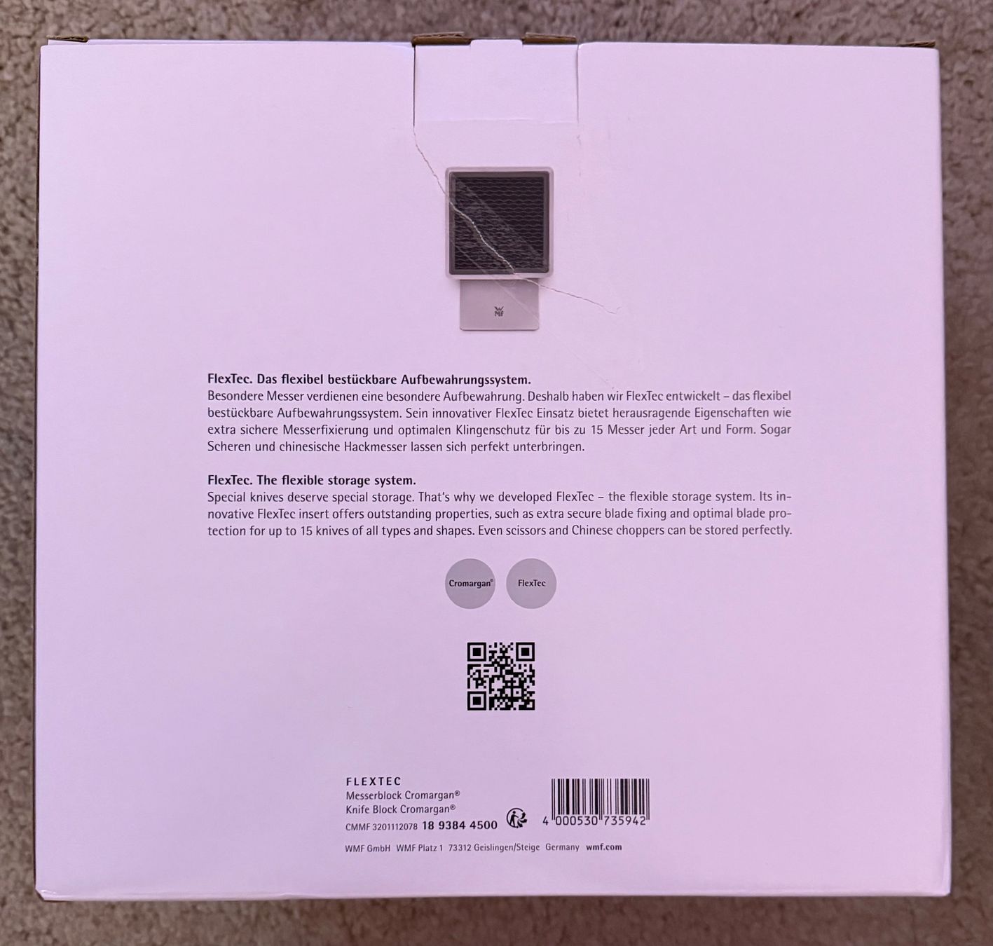 WMF Messer: WMF FLEXTEC Messerblock Cromargan® Silber, neuwertig – Neu und originalverpackt aus Zürich von pjwolf 3