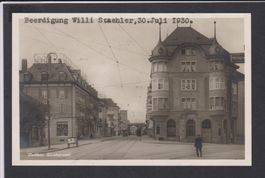 Zürich - Oerlikon   -   alte Ansichtskarte Zürichstrasse **