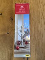 Winterlicher LED Deko-Baum 40cm | 12 LEDs | Biegbare Äste