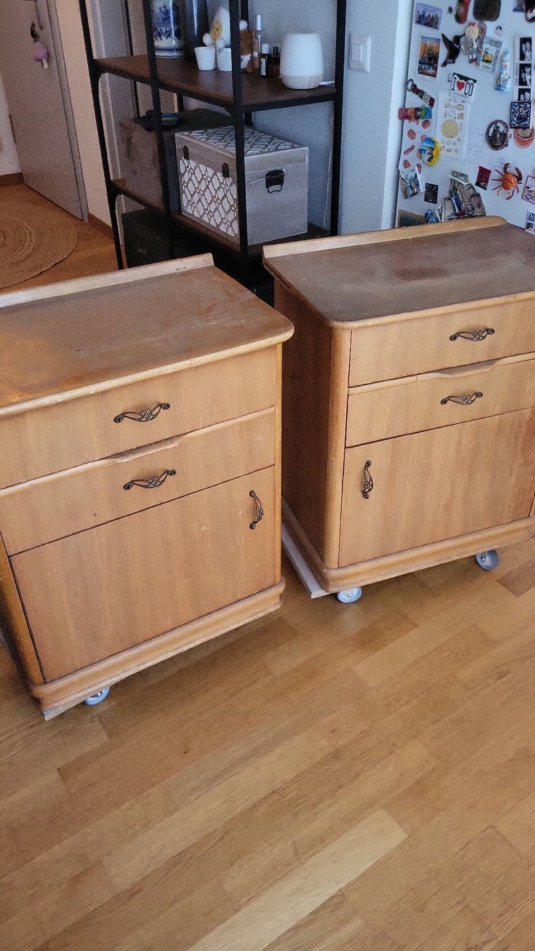 Comodini: Tables de chevet rénovées – Nuovo (secondo la descrizione) da Geneve venduto da Mk.i 4