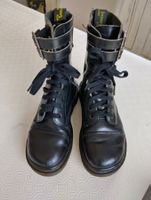 Dr Martens cuir noir, brides, UK3 /35-35,5, rares, neuves