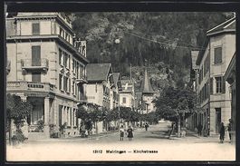 Meiringen, Blick in die Kirchstrasse mit