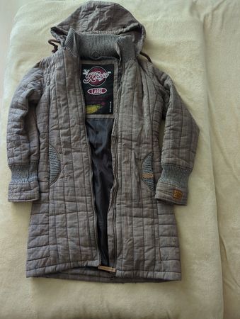 Khujo Steppmantel L kariert, warm & stylisch für den Winter