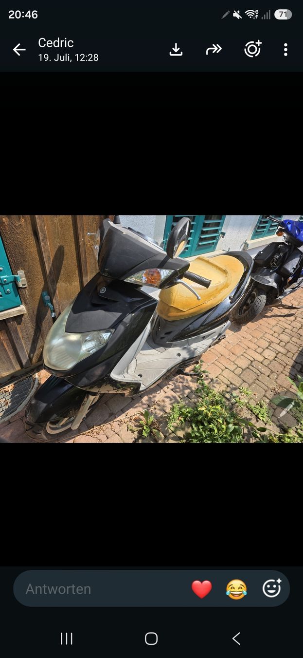 Yamaha Strasse: Roller  lauft kein mfk mehr – Gebraucht aus Dachsen von ott_86ff 2