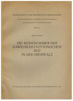 Archäologie: karolingisch-ottonische Reihengräber, Oberpfalz